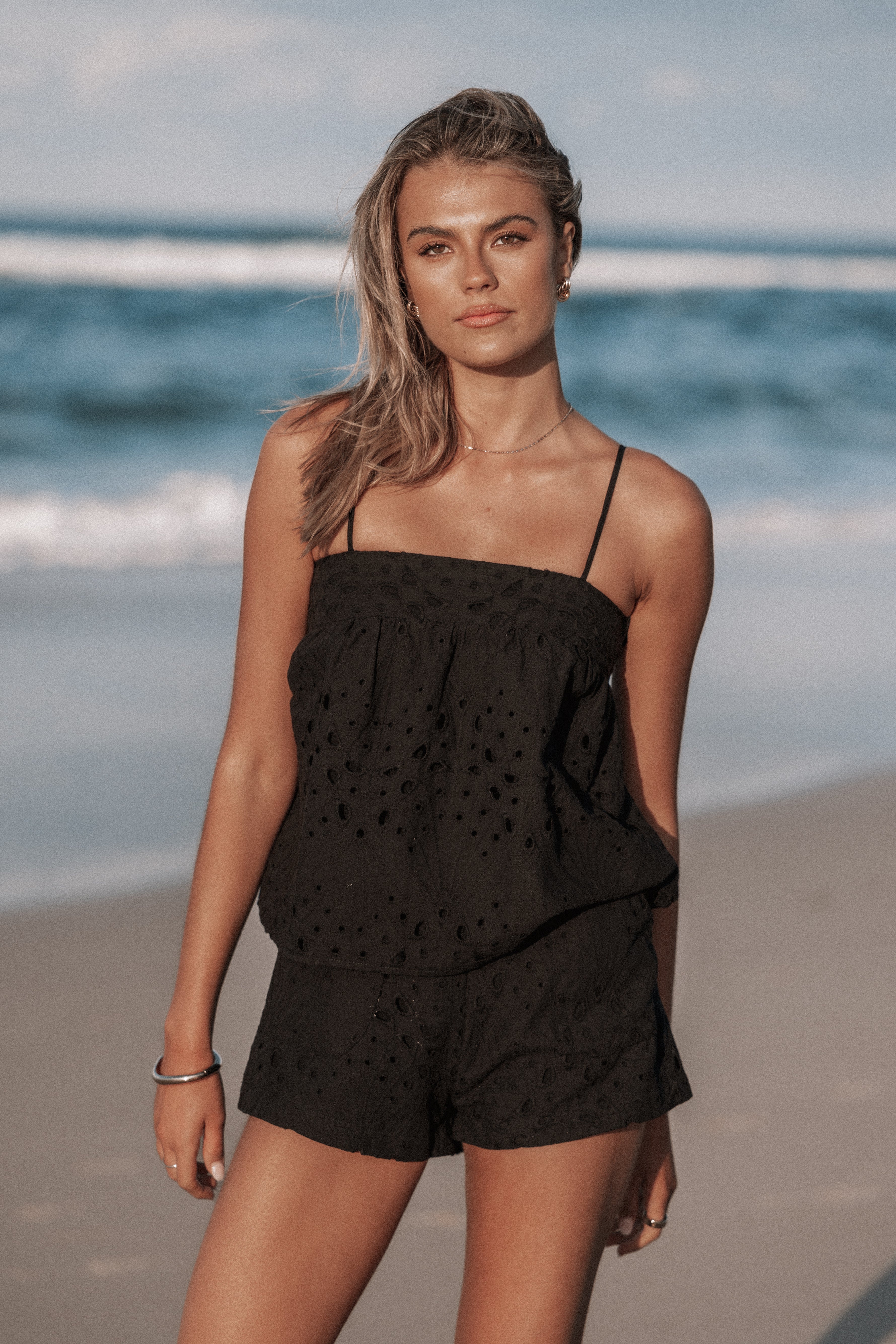 Stylish Calla Short Set in Black - Perfect for Summer Outfits, Beach Vacations & Casual Wear