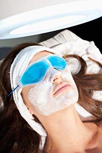 JK ENTERPRISE Cooling Gel Eye Mask (3-Pack) - Relieves Dark Circles, Dry Eyes & Redness | Soothing Pain Relief & Cooling Therapy | Sleep Aid & Relaxation | Blue Eye Patches for Men & Women - Perfect for Travel, Work & Home Use