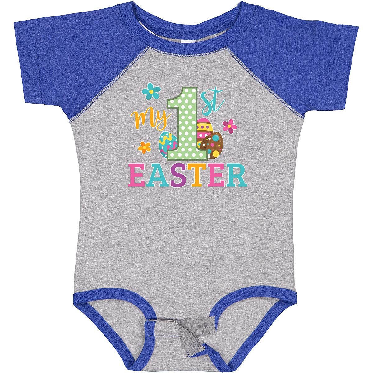 Inktastic My 1st Easter Baby Bodysuit - Cute Easter Outfit for Newborns & Infants - Perfect for Easter Photos, Family Gatherings & Holiday Celebrations