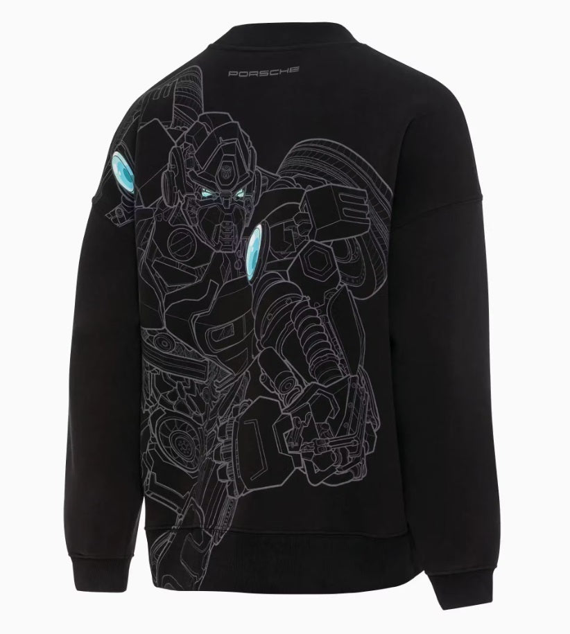 Porsche Sweatshirt - Transformers: Rise of the Beasts Collaboration - Men's & Women's Casual Pullover Hoodie - Perfect for Movie Fans, Car Enthusiasts & Streetwear Fashion