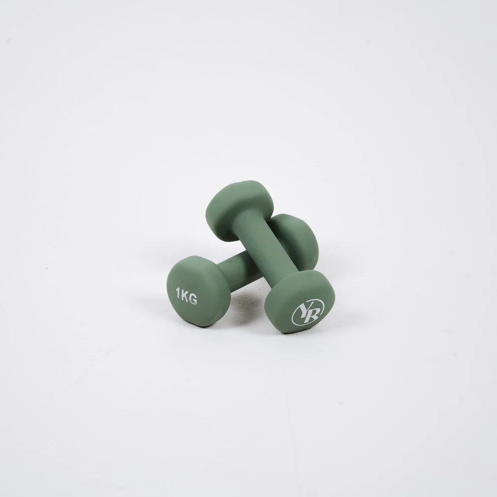 Pilates Dumbbell Hand Weights Set of 2 - Lightweight Fitness Equipment for Home Workouts, Strength Training & Toning - Perfect for Pilates, Yoga & Aerobic Exercises
