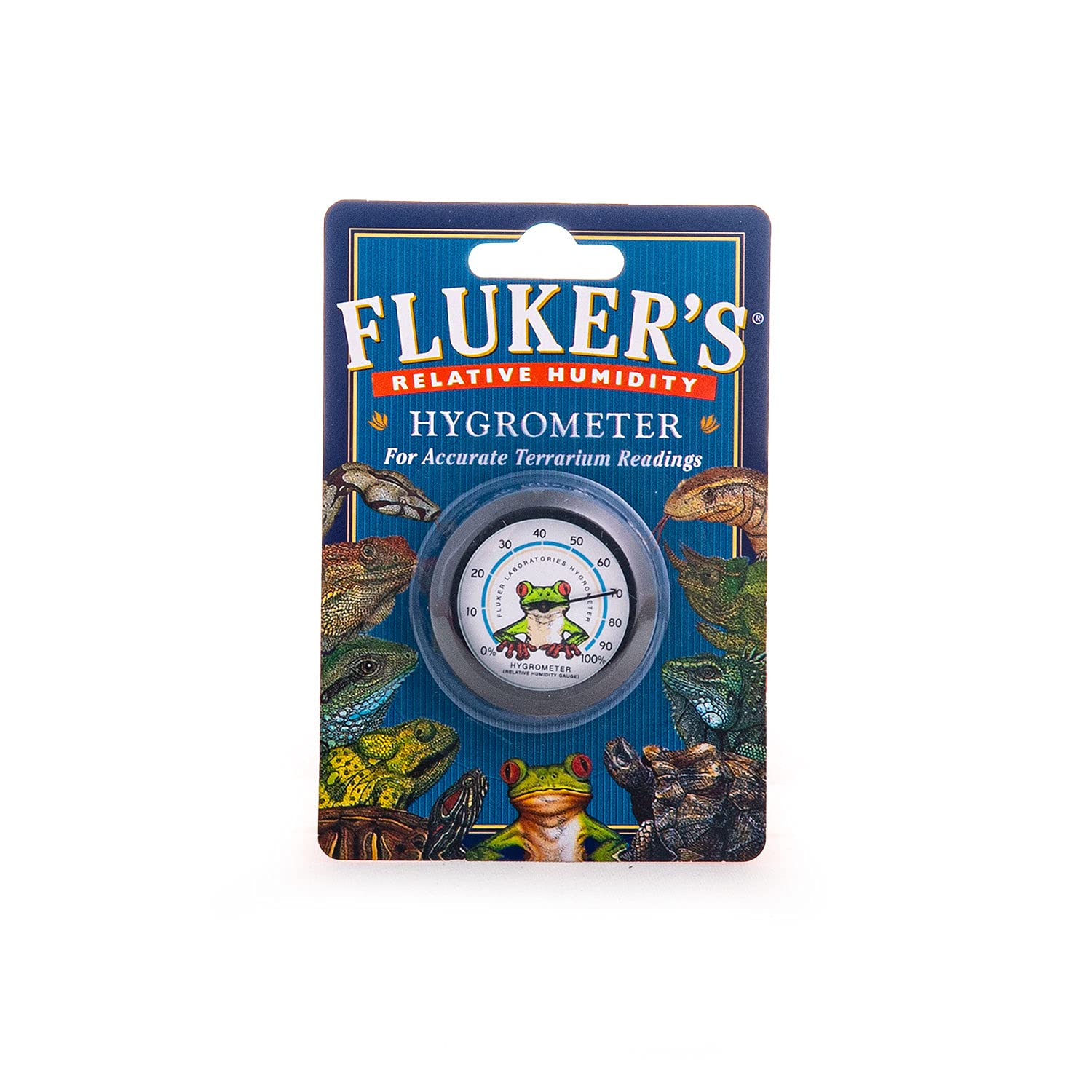 Fluker's Digital Hygrometer - Accurate Humidity & Temperature Monitor for Reptile Terrariums, Vivariums & Pet Habitats - Ideal for Snakes, Lizards & Amphibians Enclosures