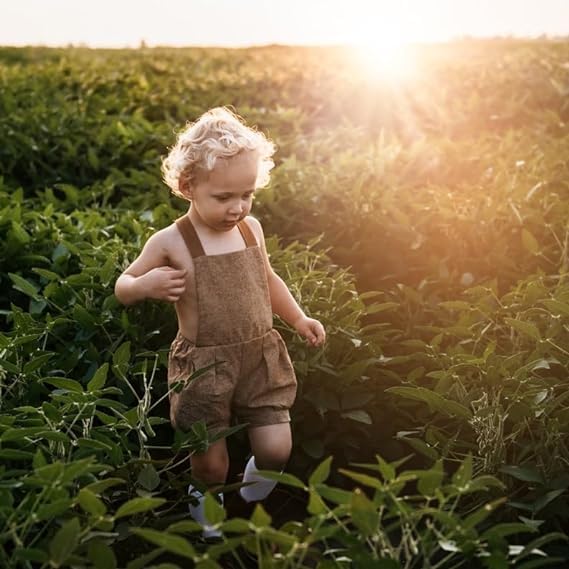 Baby Boys Summer Outfit - Suspenders Shorts & Sleeveless Romper Jumpsuit - Gentleman Style Bib Overalls - Perfect for Playdates, Beach Trips & Summer Photoshoots