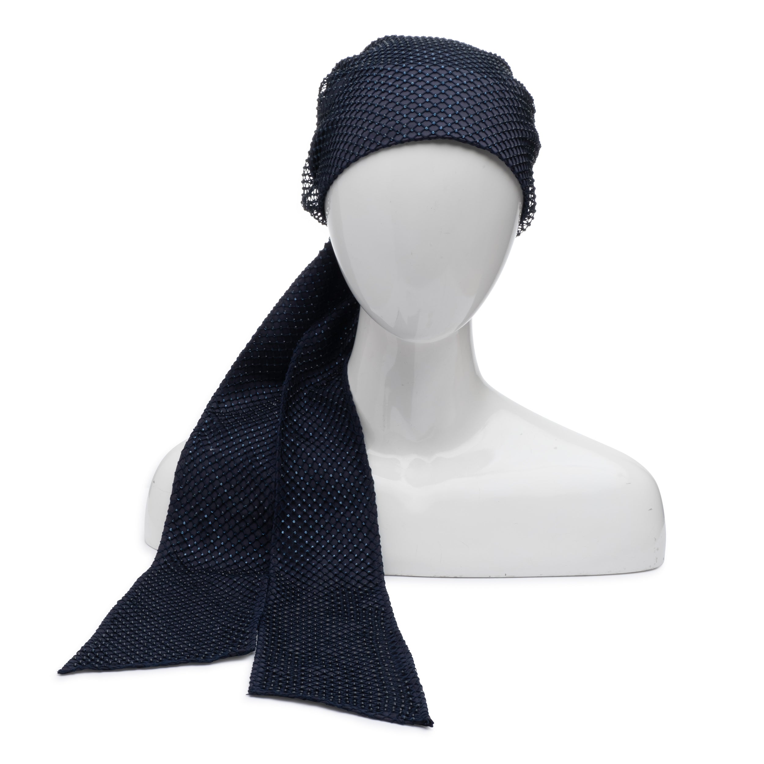 Gigi Crystal Mesh Headscarf - Elegant Rhinestone Hair Accessory for Women | Perfect for Weddings, Parties & Special Occasions