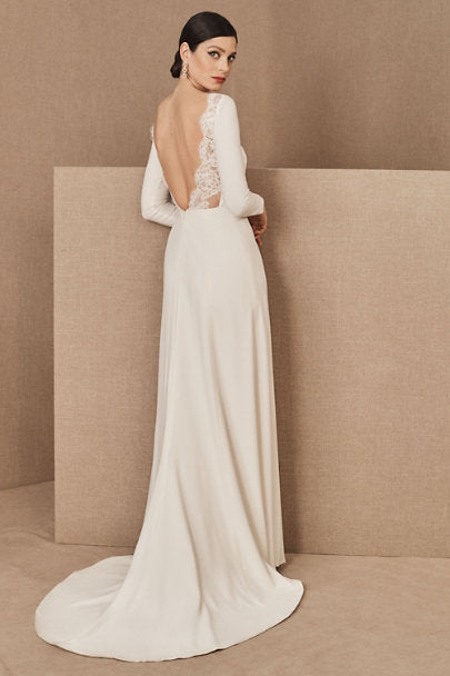 BHLDN Amy Kuschel Redding Gown - Elegant Wedding Dress for Brides, Perfect for Beach, Garden & Formal Ceremonies