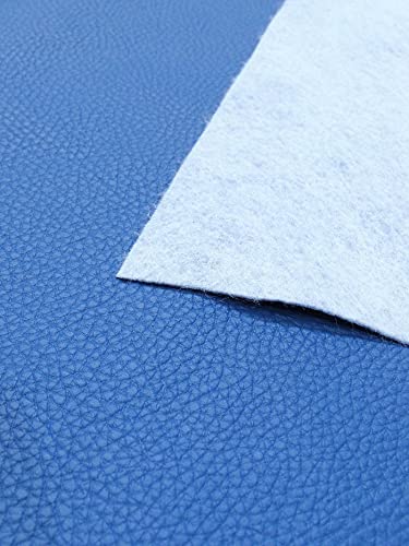 DuroLast Vinyl Pleather Grain Champion PVC Fabric by The Yard - DIY Fashion Accessories, Furniture Upholstery Material (Dodger Blue) - Perfect for Handbags, Jackets, Sofas & Car Seats
