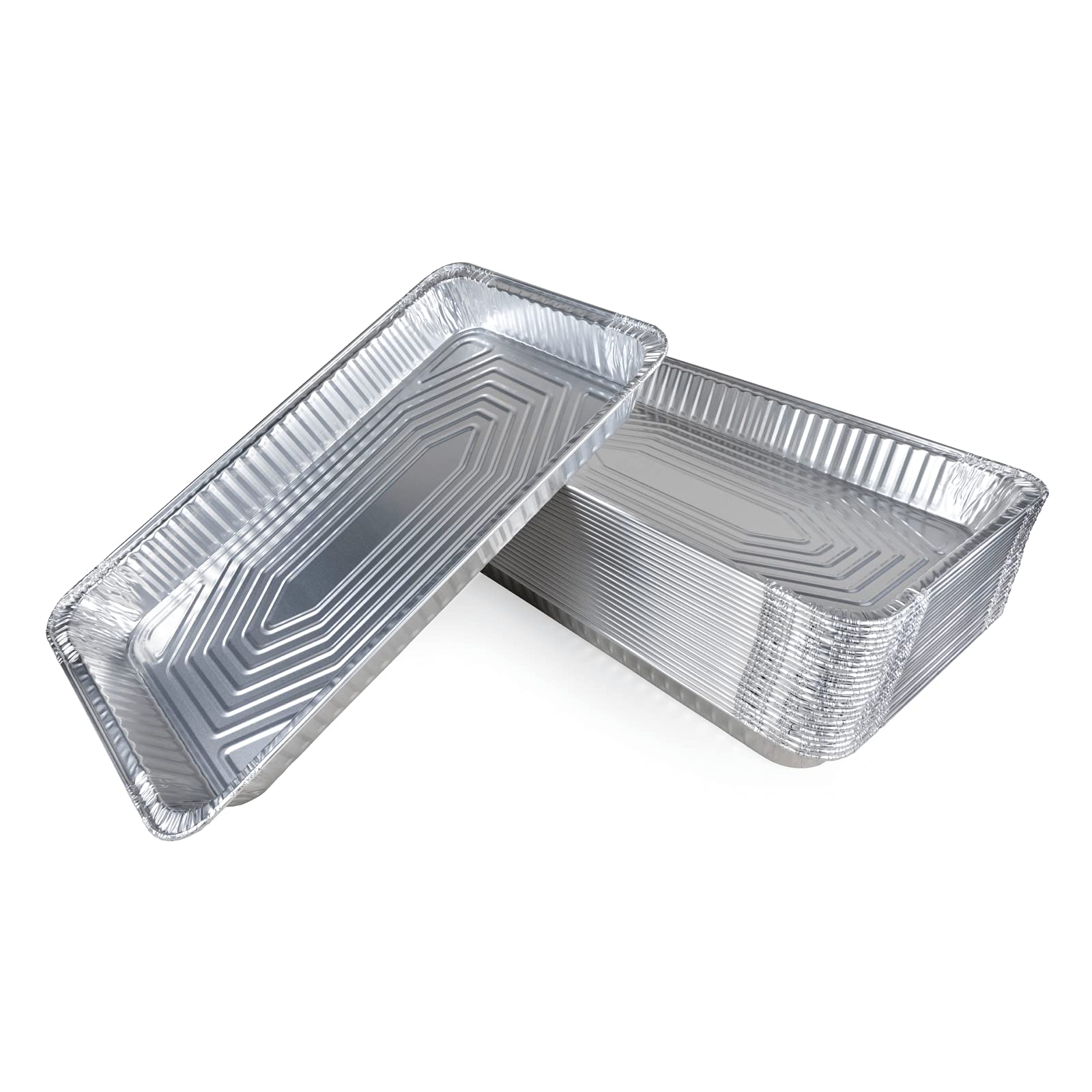 IDL Packaging Full Size Aluminum Steam Table Pans - Medium, 21