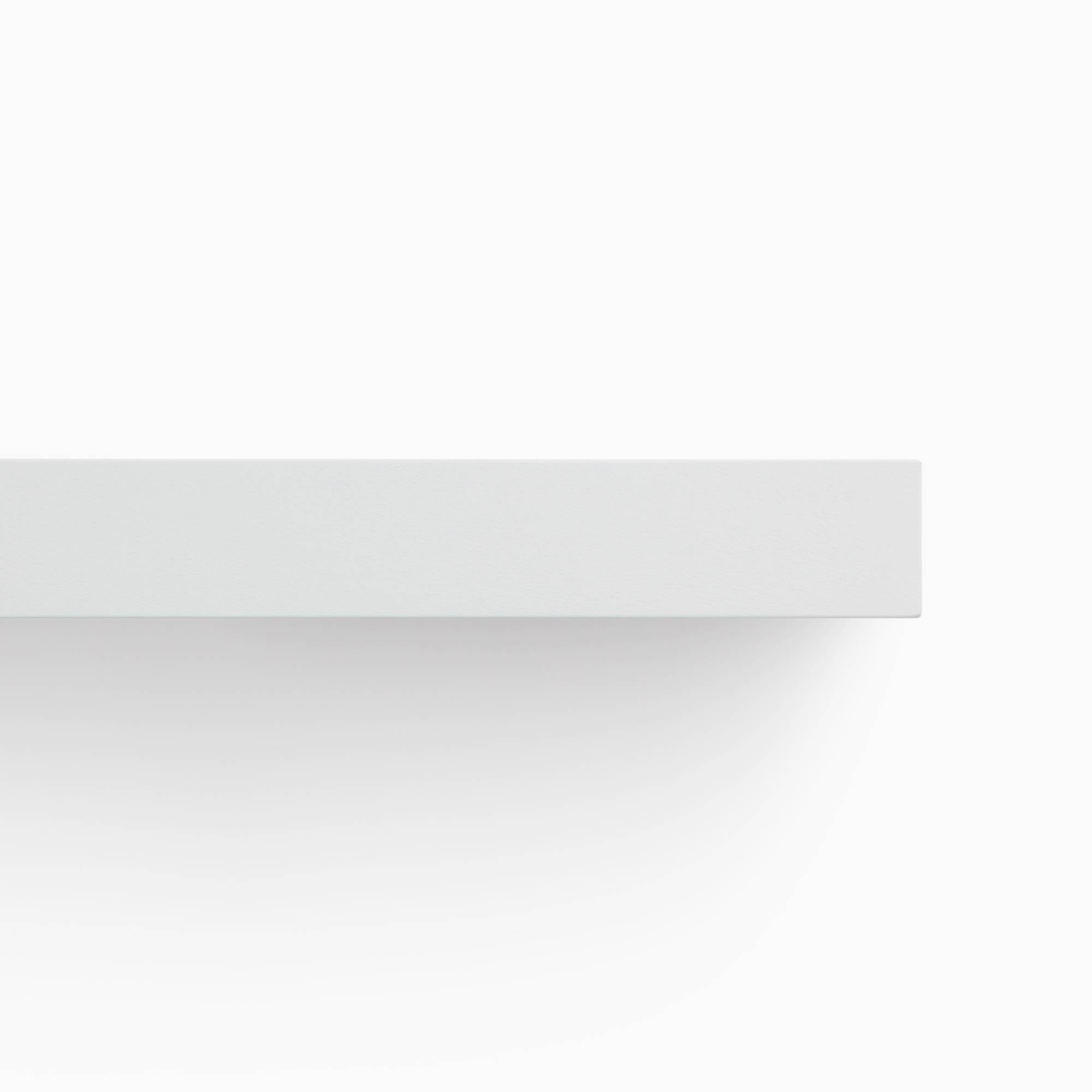 Aksel Inlay White Floating Shelf - Modern Wall Mounted Storage for Bathroom, Kitchen, Living Room & Office Organization