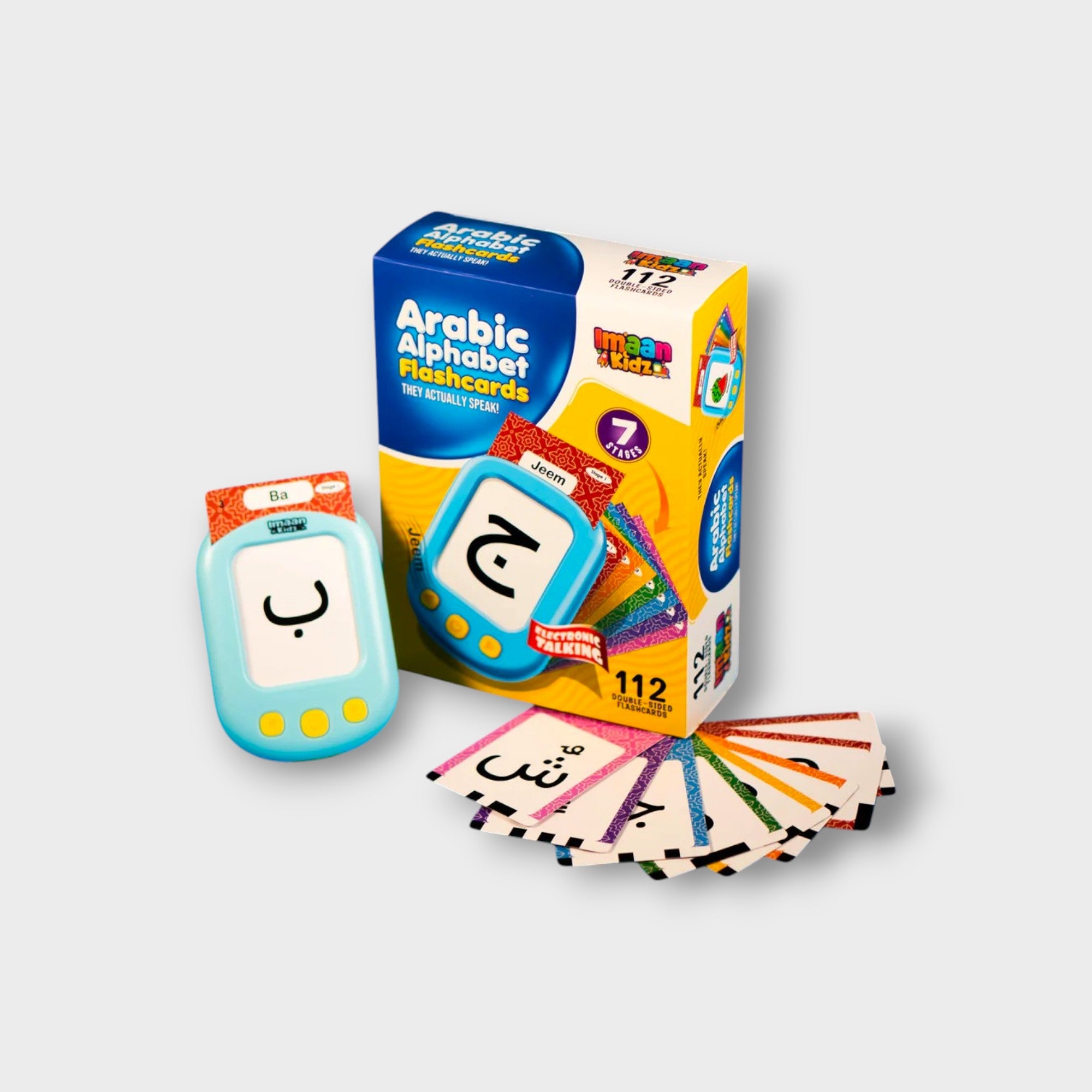 Interactive Arabic Alphabet Talking Flashcards for Kids - Learn Letters & Pronunciation - Perfect for Homeschooling & Early Education