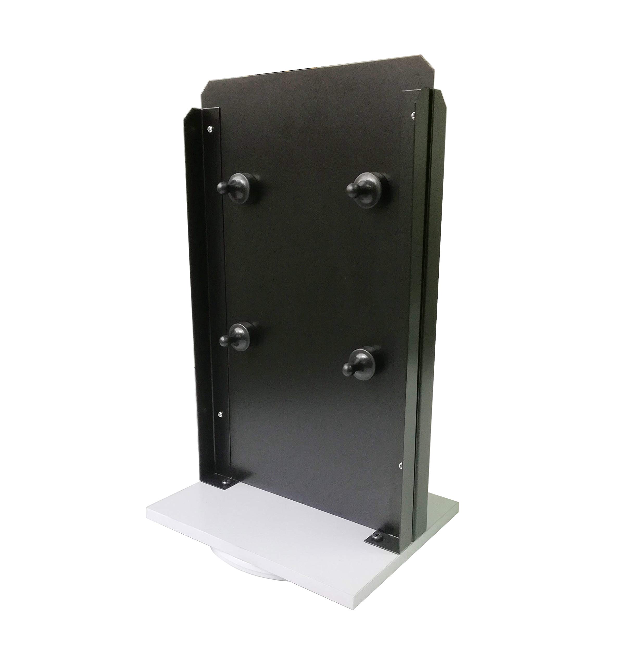 FixtureDisplays® 8-Hook Magnetic Spinner Rack - Countertop Display Stand for Retail Stores, Jewelry & Accessories Organization - Perfect for Boutiques, Trade Shows and Retail Merchandising (Model 18198-NF)