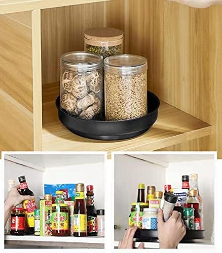 Rotating Spice Organizer & Lazy Susan Turntable - 2-Piece Set (9