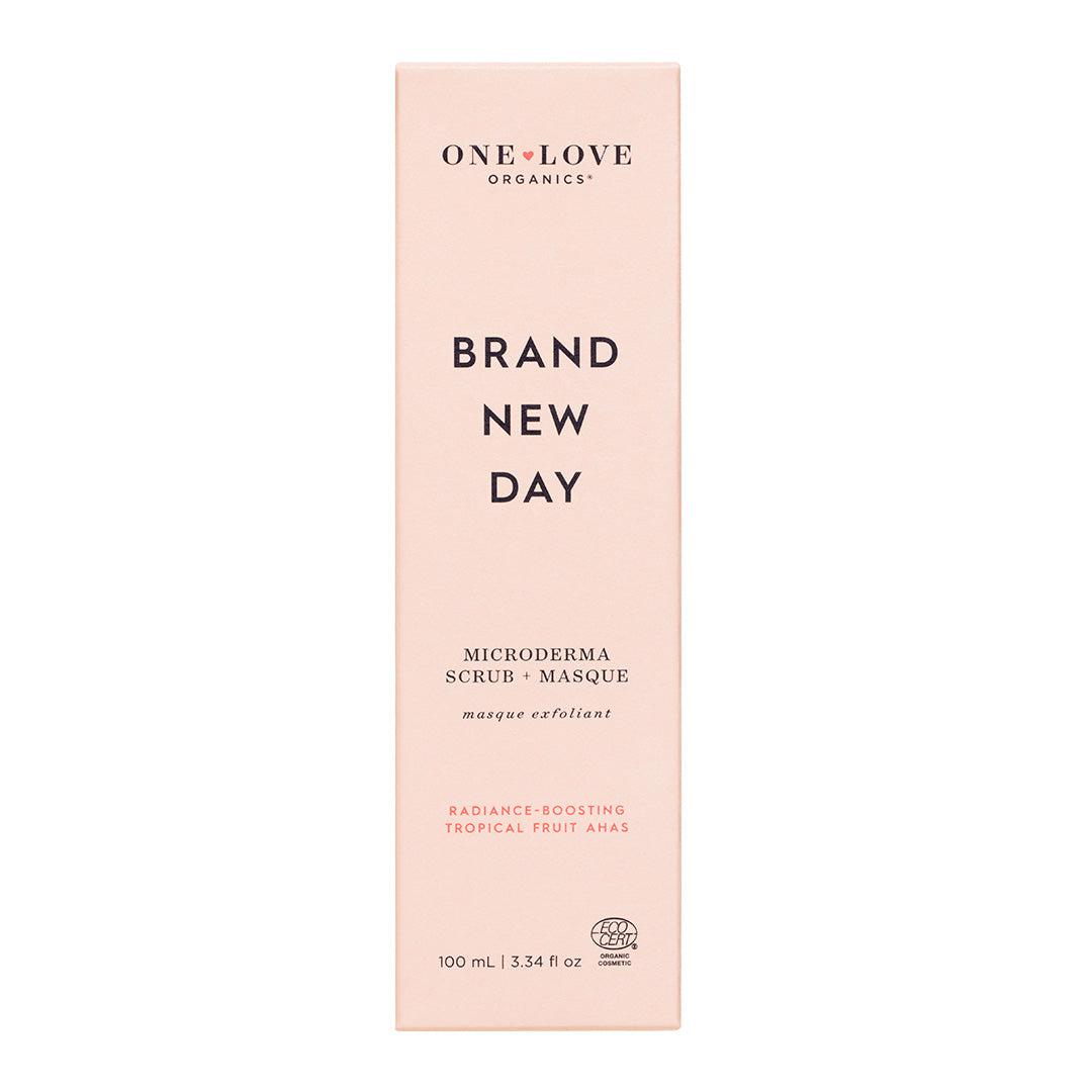 Brand New Day Microderma Scrub & Mask - 3.4oz Exfoliating Facial Treatment for Glowing Skin | At-Home Spa & Pre-Makeup Prep