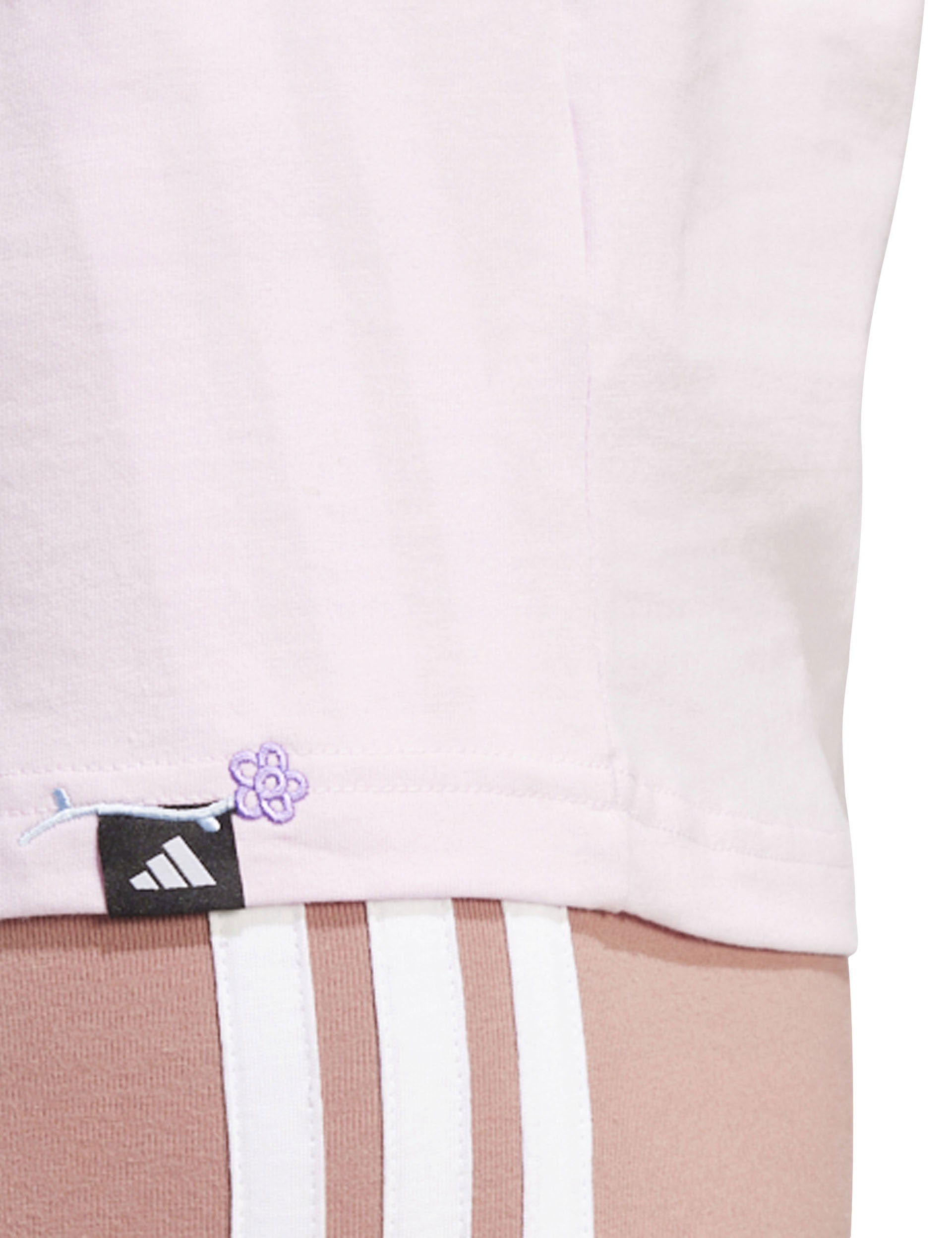 Lounge Mini Graphic T-Shirt for Women - Soft Cotton Casual Tee in Clear Pink | Perfect for Everyday Wear, Outings & Relaxing at Home