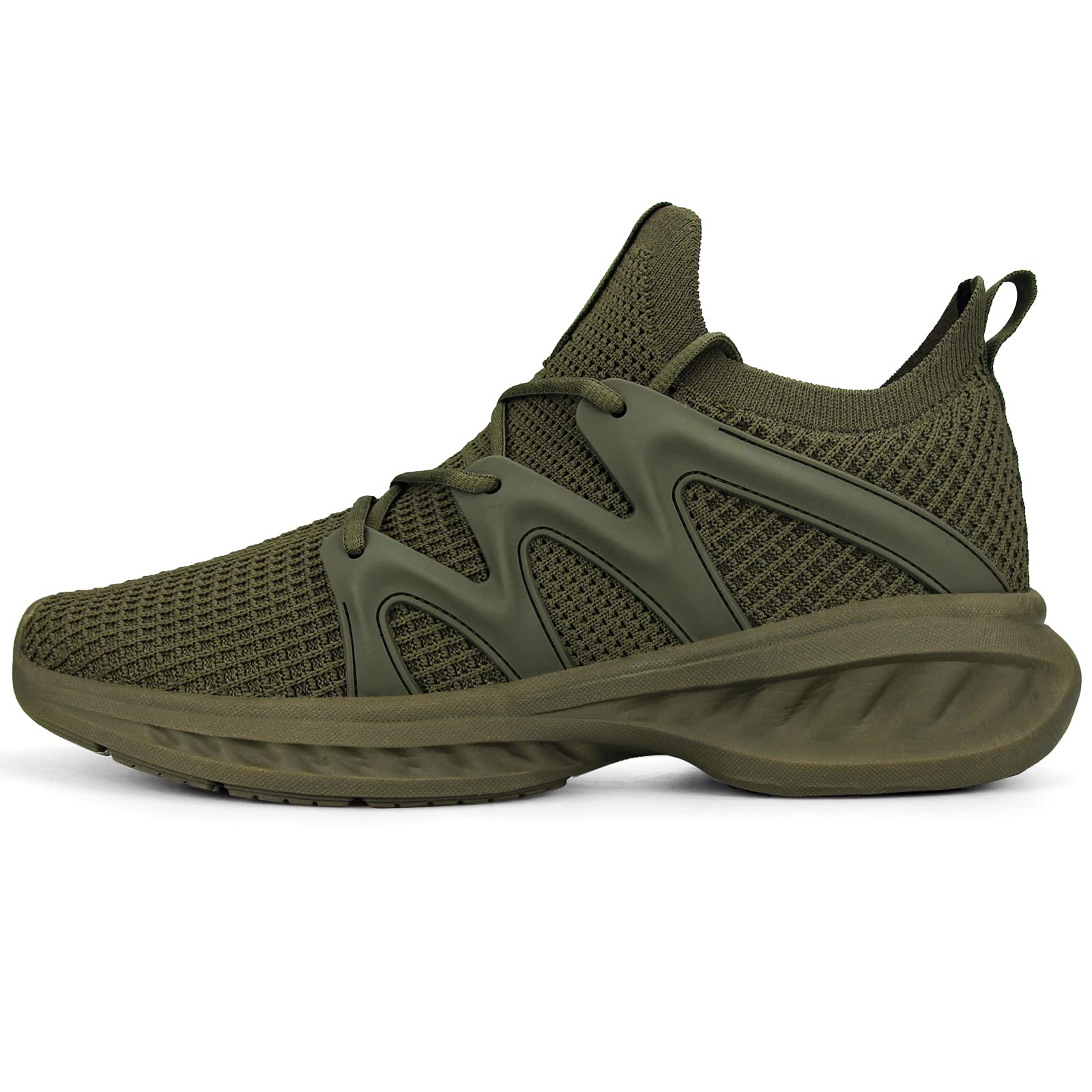 PUJCS Men's Slip-On Walking Shoes - Lightweight Breathable Non-Slip Running Sneakers for Gym, Tennis & Casual Wear | Perfect for Workouts, Daily Walking & Active Lifestyles