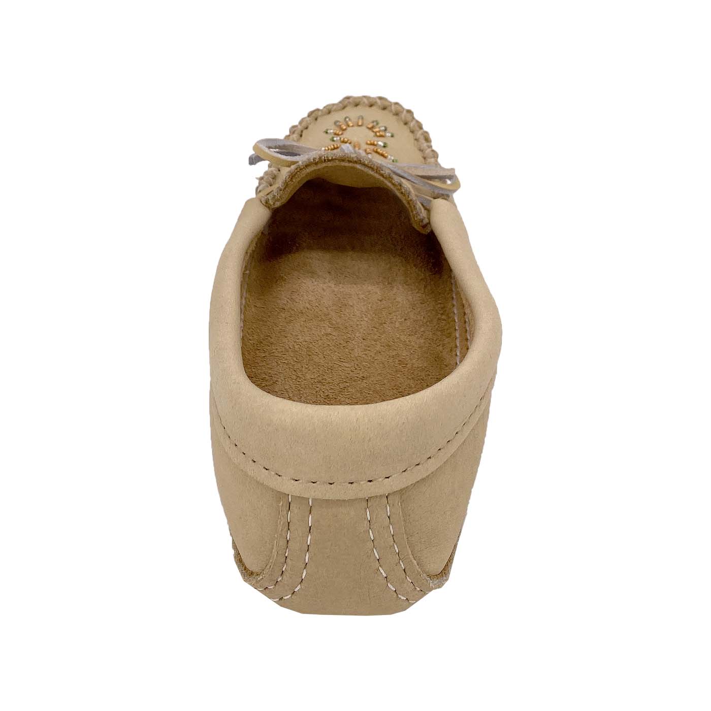 Women's Soft Sole Moose Hide Leather Moccasins - Comfortable Indoor/Outdoor Slippers for Home, Office & Travel