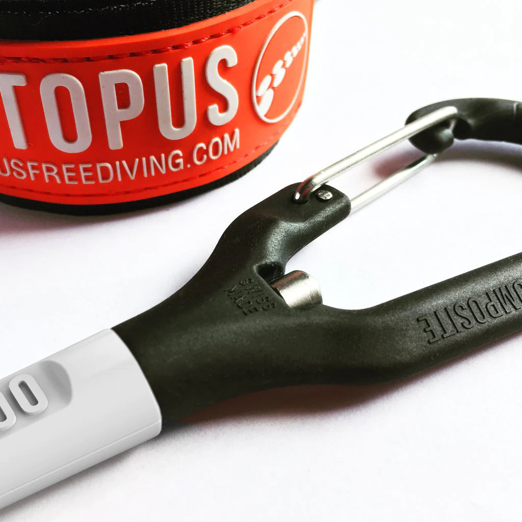 Octopus Freediving Competition Lanyard - Red Durable Dive Gear for Spearfishing, Scuba Diving & Water Sports Accessories