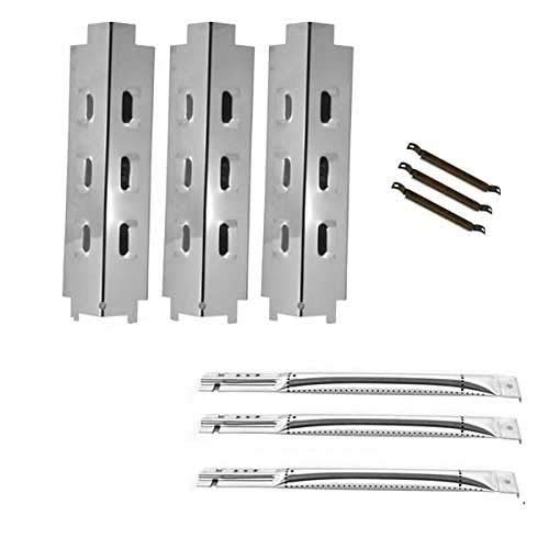 Charbroil BBQ Gas Grill Repair Kit - 3 Stainless Steel Burners, Heat Plates & Crossover Tubes - Compatible with Models 463441312, 463320109, 463320110, 463470109 - Perfect for Outdoor Grilling & Backyard BBQ Parties