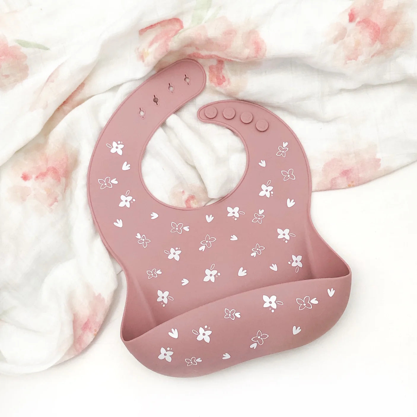 One Chew Three Silicone Catch Bib - Waterproof Baby Feeding Bib with Deep Food Pocket for Mess-Free Meals - Perfect for Infants & Toddlers at Home, Restaurants or Daycare