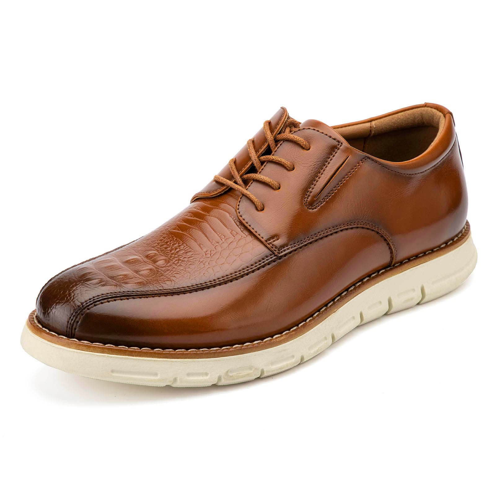 Meijiana Men's Lightweight Oxford Dress Shoes - Classic Lace-Up Formal Shoes for Business, Office & Wedding - Comfortable & Stylish Men's Footwear