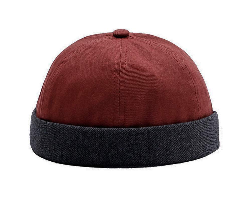 Unisex Skull Cap Sailor Hat - Retro Rolled Cuff Brimless Beanie for Men & Women | Winter Warm Knit Hat for Outdoor Activities, Sports & Fashion