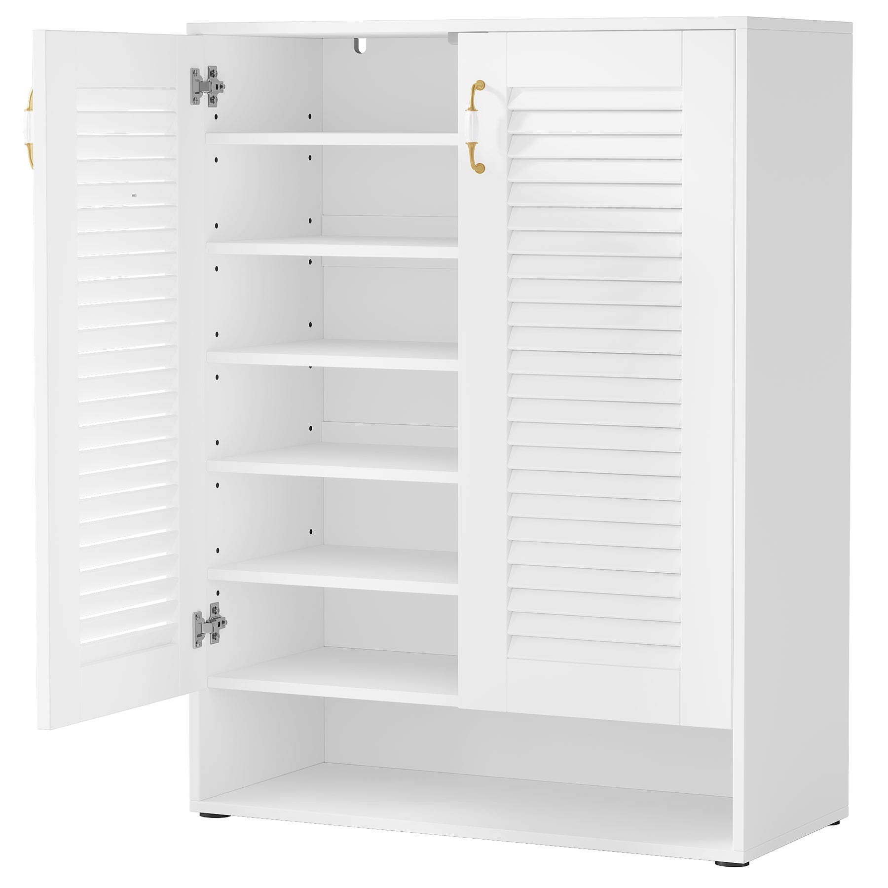41 Shoe Cabinet - 24 Pair Adjustable Shoe Storage Organizer with Shelves | Space-Saving Entryway, Closet & Bedroom Shoe Rack Organizer