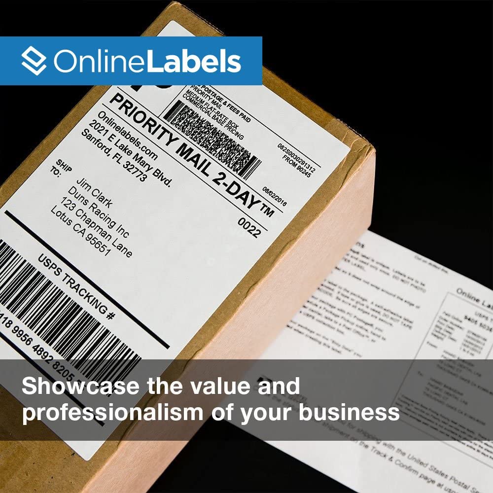 6.78 x 4.75 & 3.5 x 3.75 USPS Shipping Labels - 250 Sheets Pack for Inkjet/Laser Printers - Compatible with Click-N-Ship - Perfect for Ecommerce, Small Business & Package Shipping