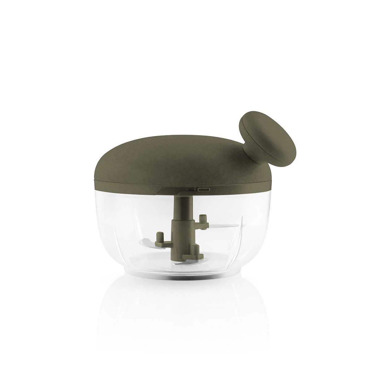 EVA SOLO Green Tool Mini Chopper - Compact Vegetable & Herb Cutter for Kitchen, Salad Prep, and Small Food Chopping - Perfect for Dicing Onions, Garlic, Nuts, and More (Green)