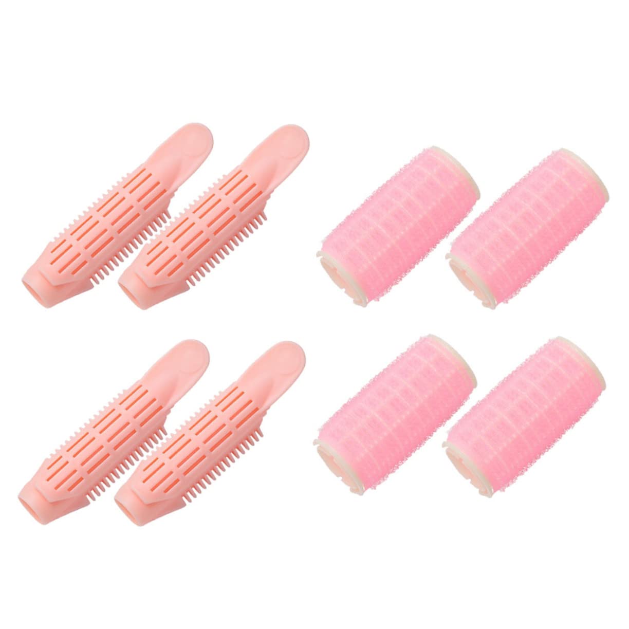 Lurrose Spiral Hair Rollers for Women - 1 Set Large Heated Hair Curlers, Hair Clips & Styling Rollers for Bangs & Updos - Perfect for Salon Styling, Home Use & Special Occasions