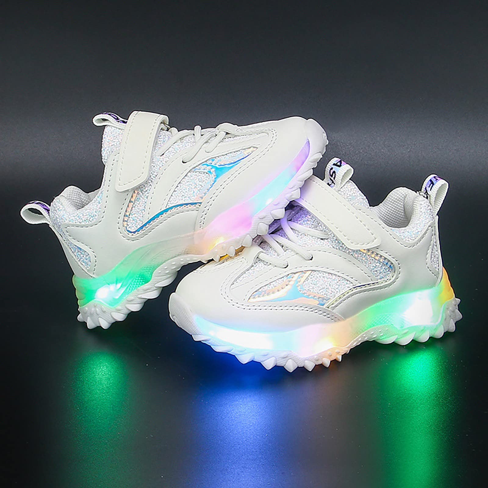 LED Flashing Baby Shoes - Non-Slip Soft Sole Sneakers for Toddlers (Size 9) - Perfect for Playtime & Outdoor Activities