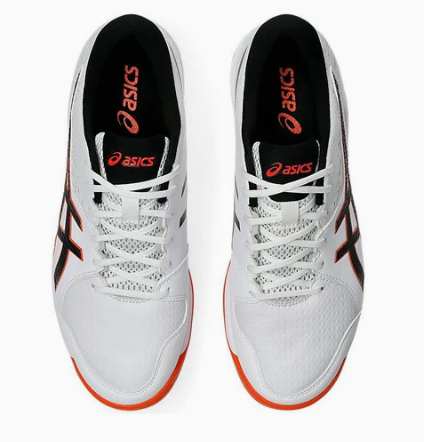 ASICS Gel-Peak 2 White/Black Cricket Shoes - Lightweight Performance Footwear for Cricket Matches & Training Sessions
