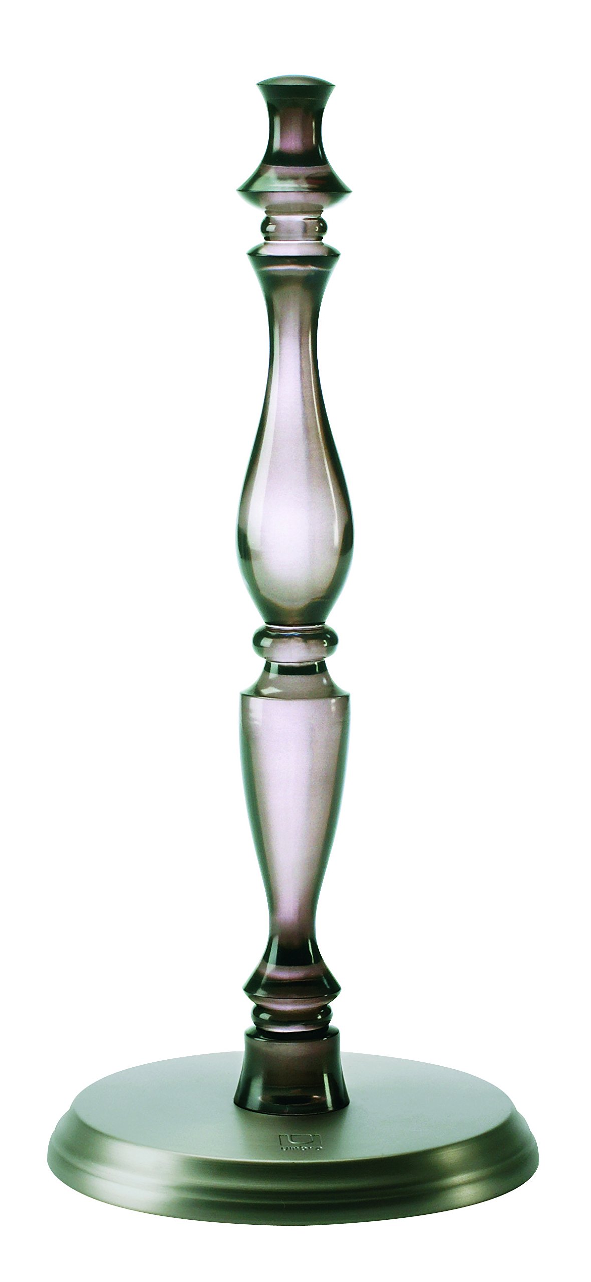 Umbra Baluster Paper Towel Holder - Modern Smoke & Nickel Finish for Kitchen, Bathroom, or Office Organization