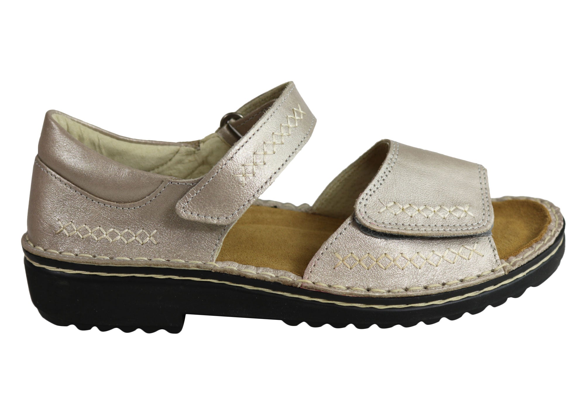 Naot Norel Women's Comfort Cushioned Orthotic Friendly Leather Sandals - Supportive Walking Shoes for Travel, Work & Everyday Wear