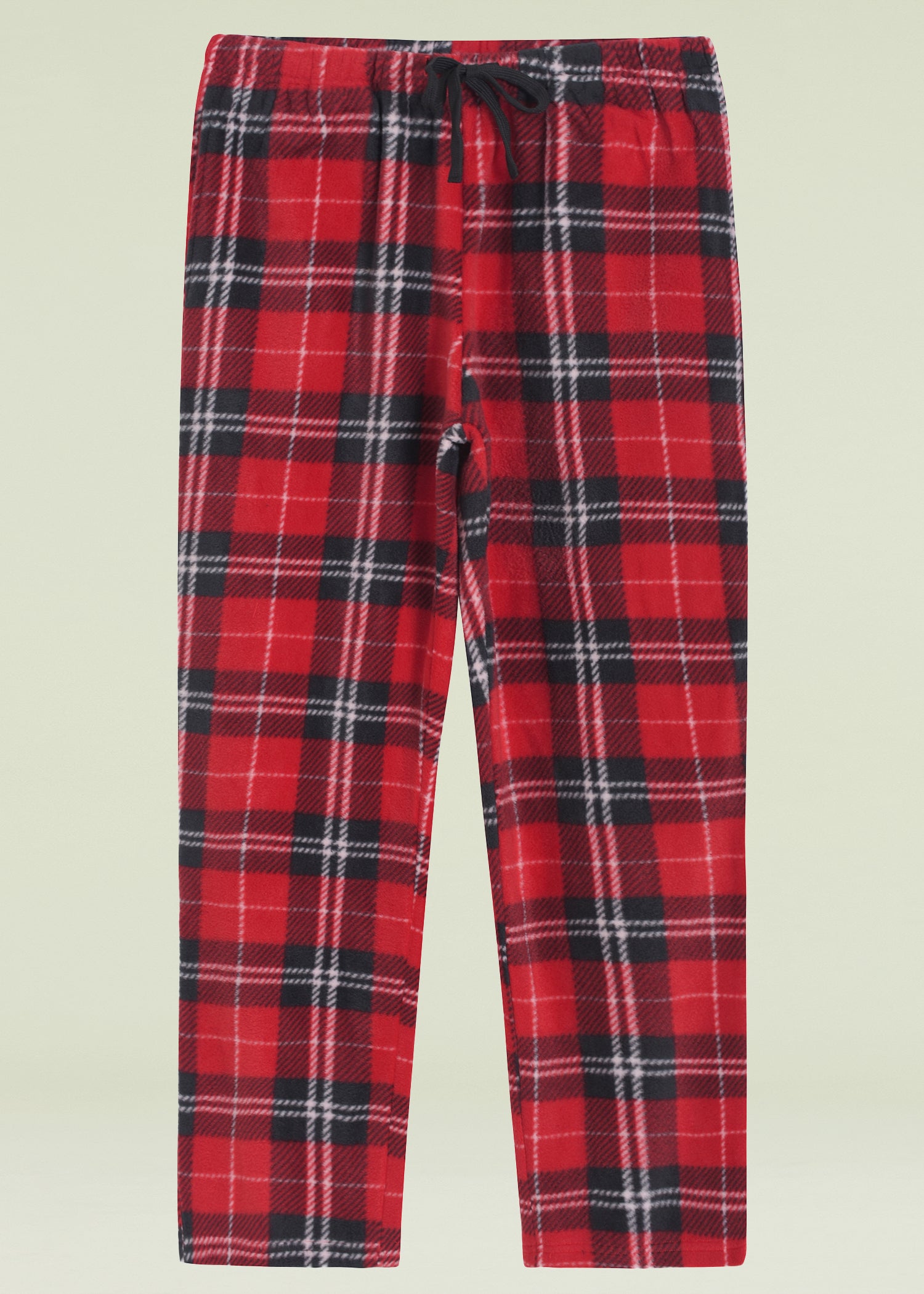 Cozy Women's Fleece Plaid Pajama Pants with Pockets - Soft Winter Sleepwear & Lounge Pants for Home, Travel & Relaxation