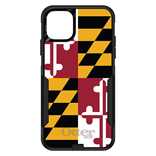Maryland State Flag On Black Case