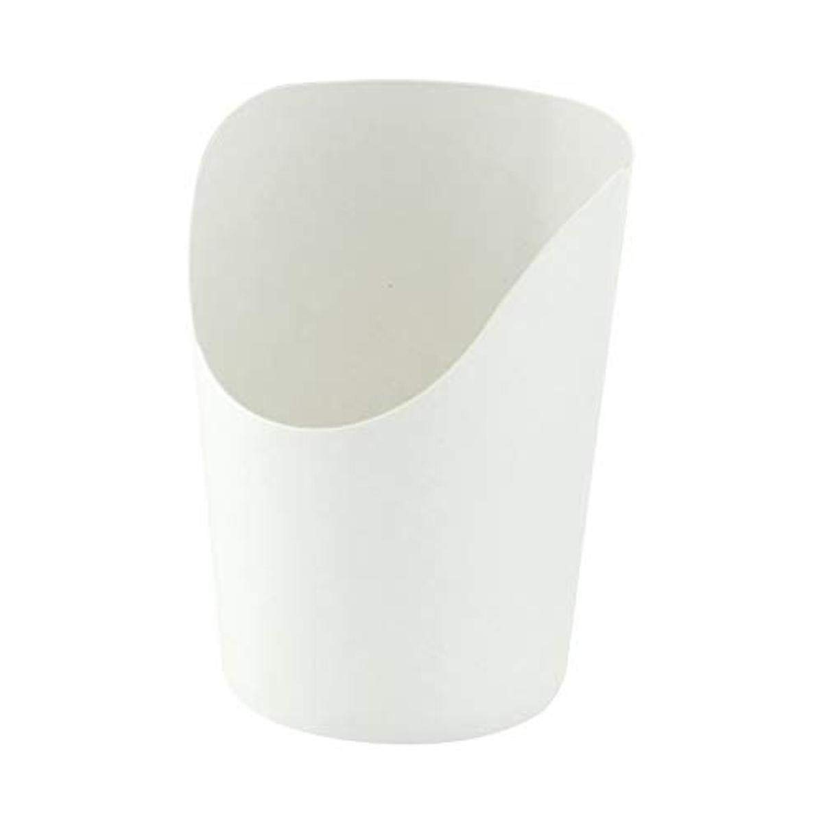 PacknWood 210GSPW660 - 1000 Count Disposable White Kraft Paper Cups - 14oz Greaseproof Appetizer & French Fry Holders for Parties, Catering & Events (2.36