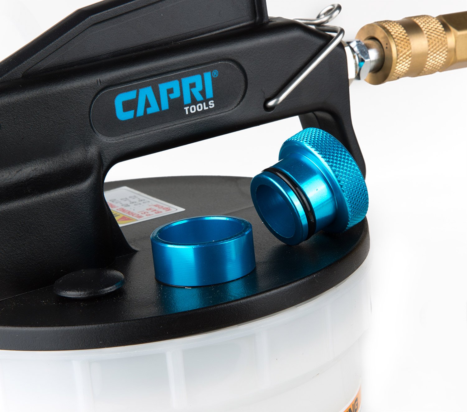 Capri Tools CP21029 Professional Vacuum Brake Bleeder Kit - Automotive Brake Fluid Bleeding System for Cars, Trucks & Motorcycles | DIY Garage & Mechanic Repair Tool