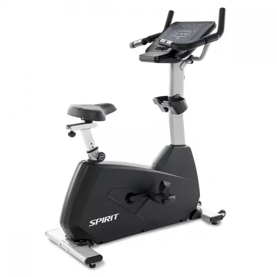 Spirit Fitness CU800 Commercial Upright Exercise Bike for Home & Gym Use - Heavy Duty Cardio Equipment for Indoor Cycling Workouts
