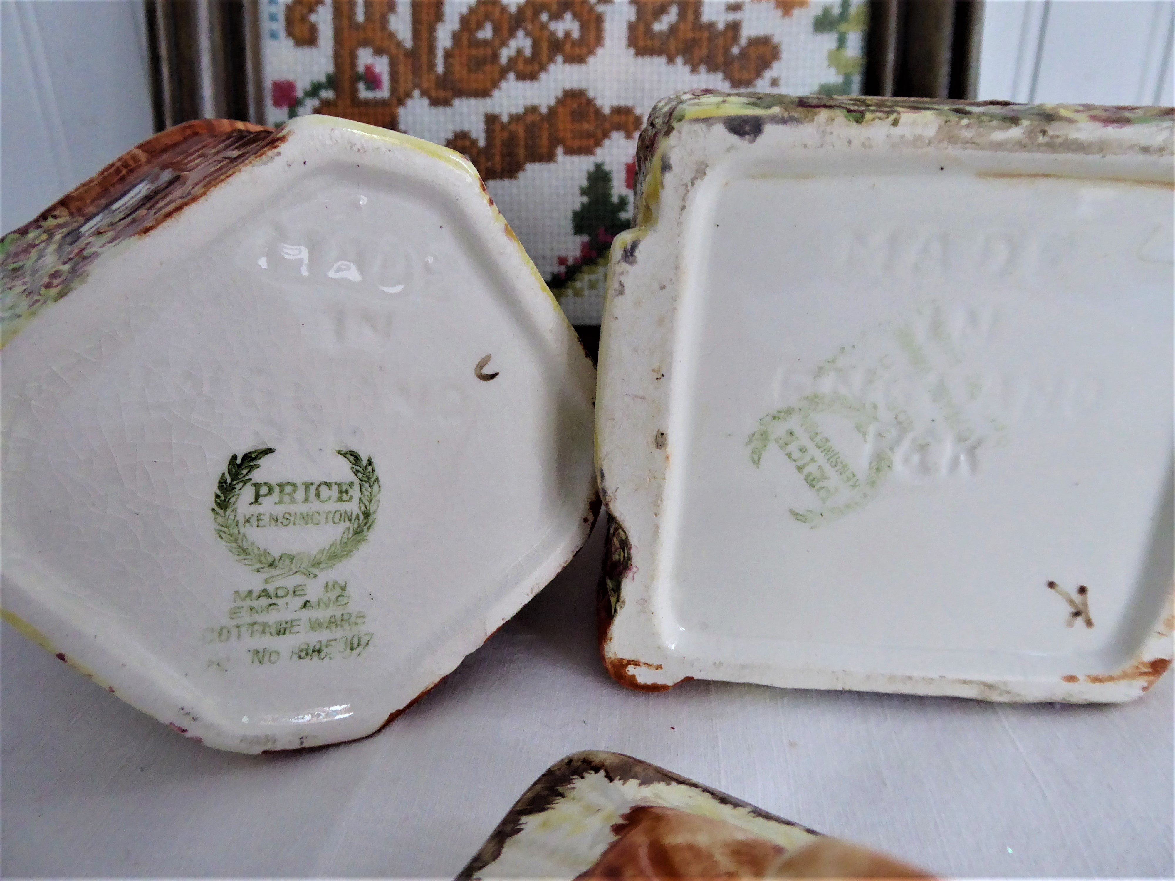 Vintage Cottage Ware Cream and Sugar Set - Kensington Style 1940s-1950s Antique Kitchenware for Tea & Coffee Service | Perfect for Vintage Tea Parties, English Afternoon Tea, and Collectible Display