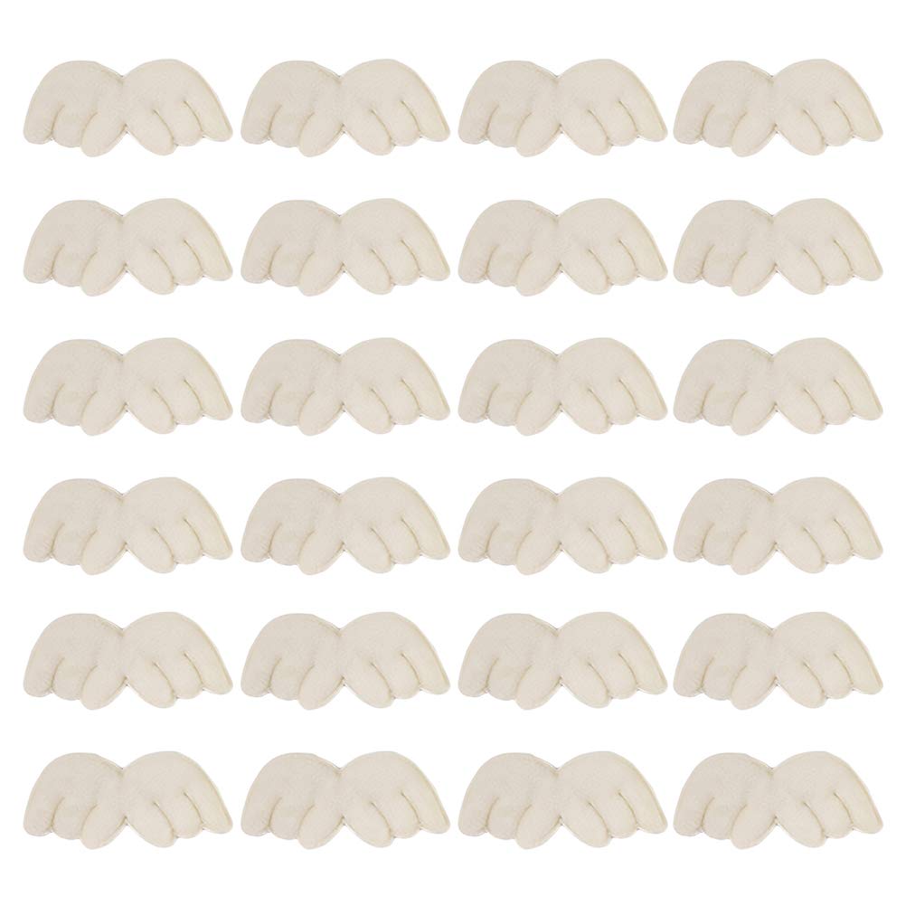 GALPADA 50Pcs Toddler Socks with Fashion Patches - DIY Angel Wings Felt Decorations for Baby Girls & Boys | Perfect for Crafting, Baby Shower Gifts, and Nursery Decor