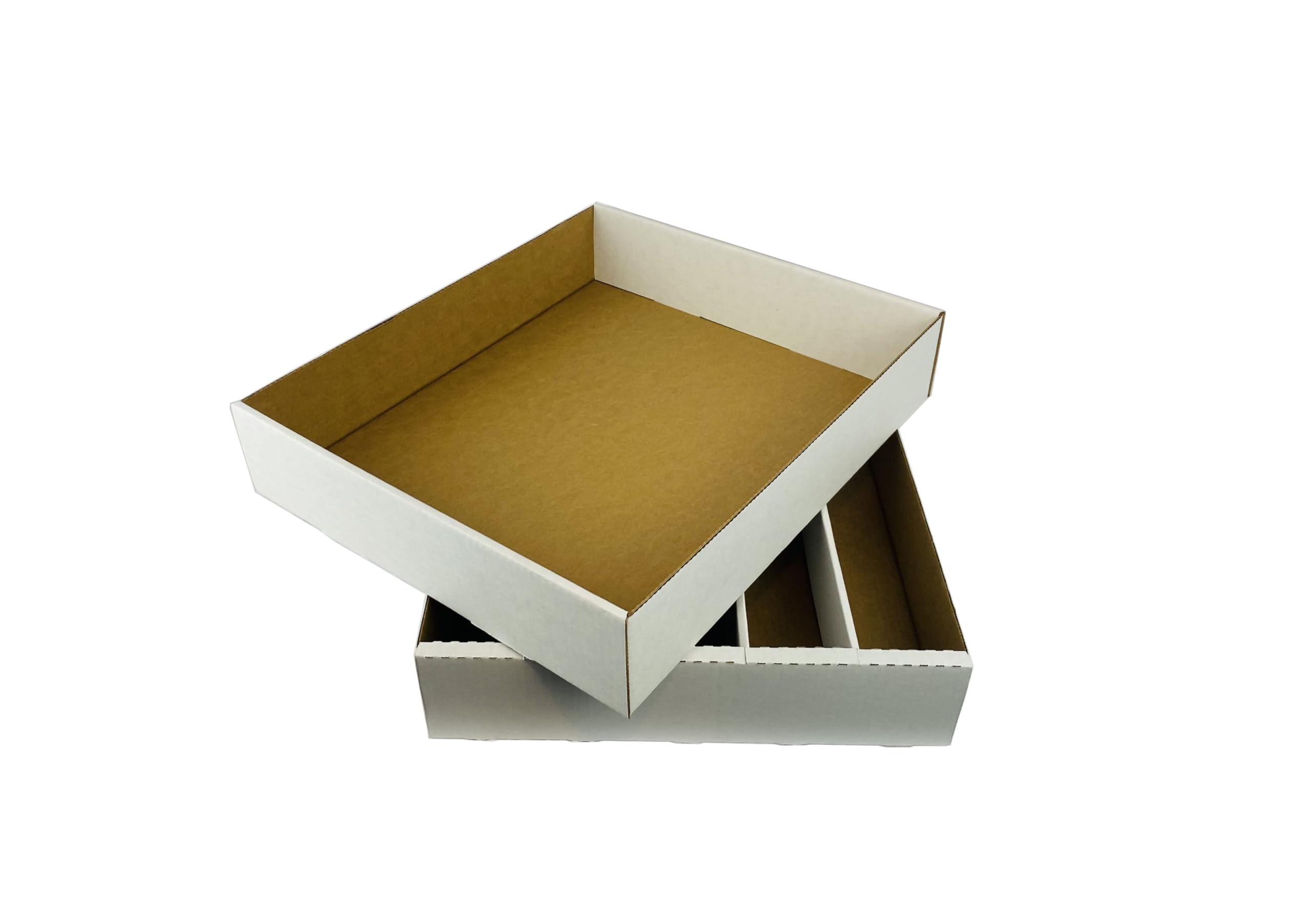 5000 Count Card Storage Box - Durable Corrugated Cardboard for Trading Cards, Sports Cards & Gaming Cards with Full Lid Design | Max Protection for Collectibles | Perfect for Home Organization & Card Collection Display