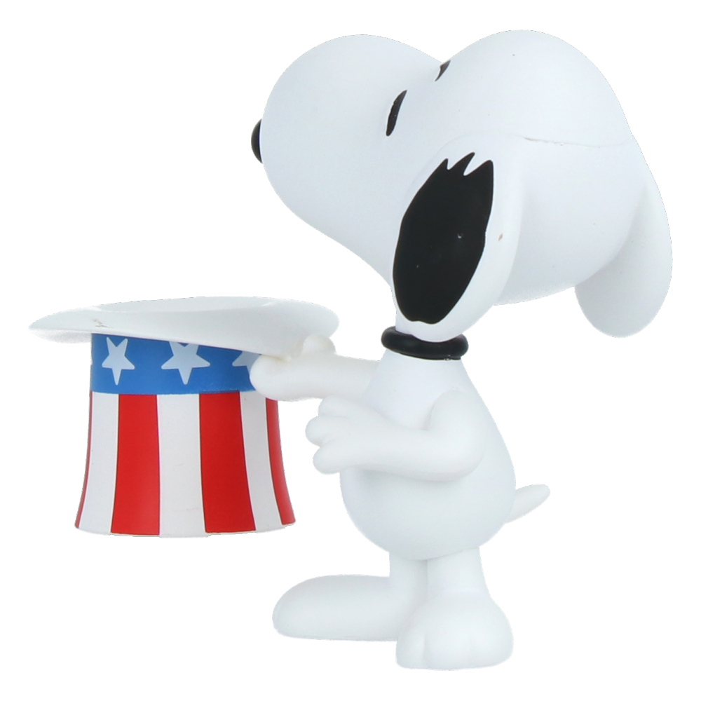 Peanuts Series 15 Americana Uncle Snoopy UDF Figurine - Collectible Snoopy Statue for Home Decor, Office Display & Gift for Peanuts Fans