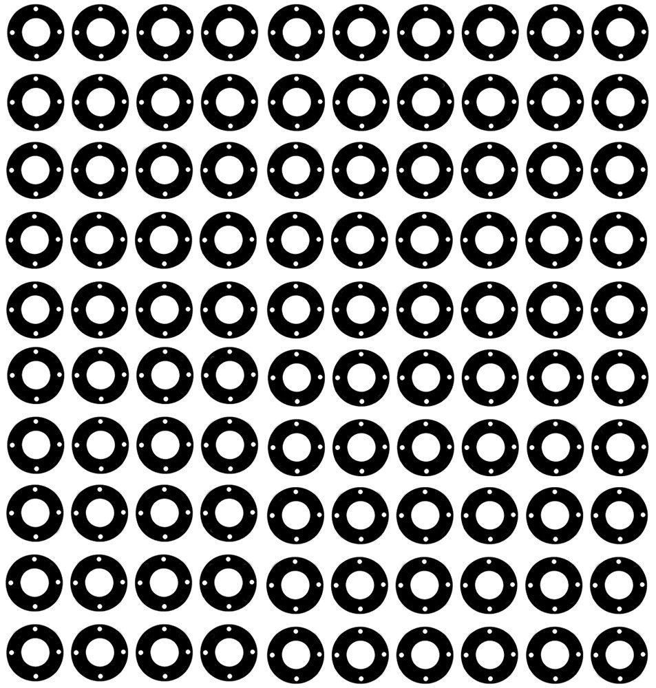 EPDM 60 Durometer Full Face Gasket - 3/4