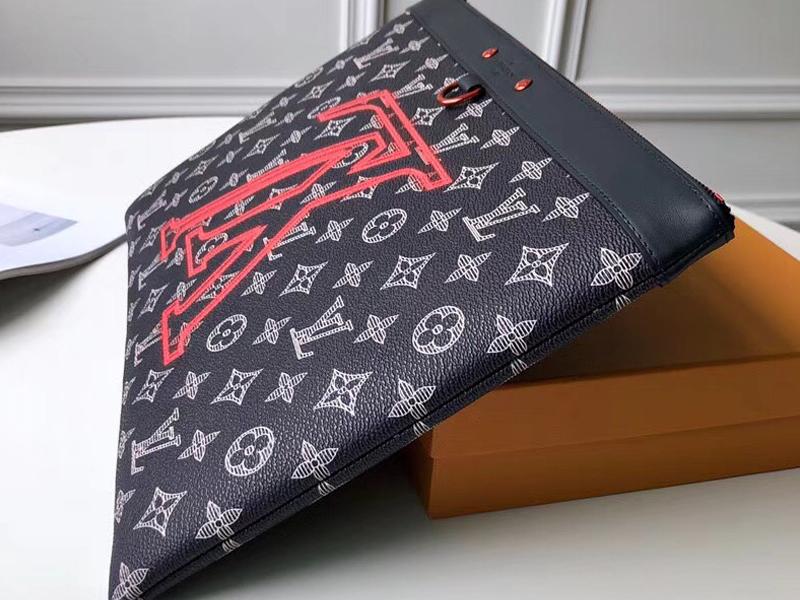 Authentic LV Discovery Pochette Monogram Upside Down Canvas Crossbody Bag - Perfect for Travel, Shopping & Everyday Use