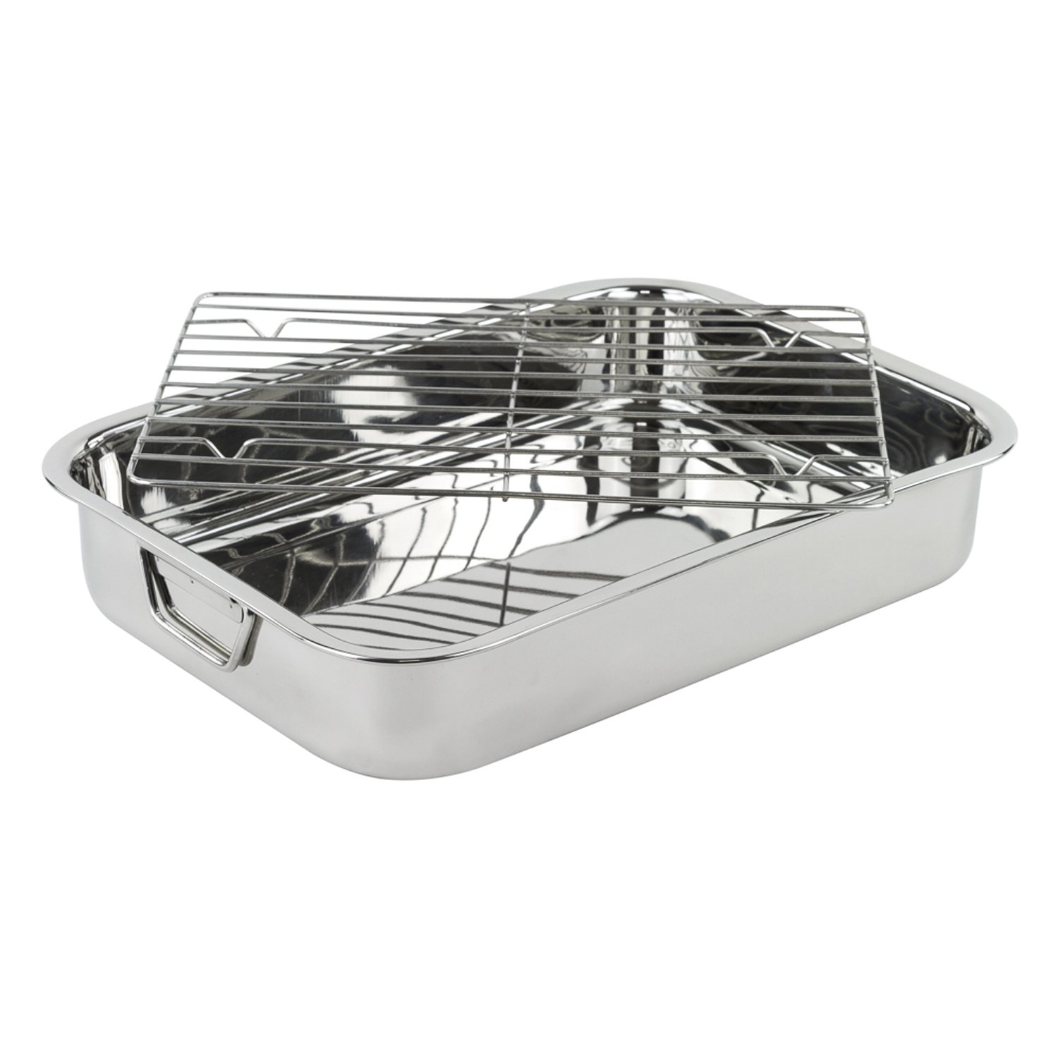 Premium Stainless Steel Lasagna Roasting Pan with Lid - 9x13 Inch Oven Safe Baking Dish for Lasagna, Casseroles & Roasts - Perfect for Family Dinners, Holiday Cooking & Meal Prep