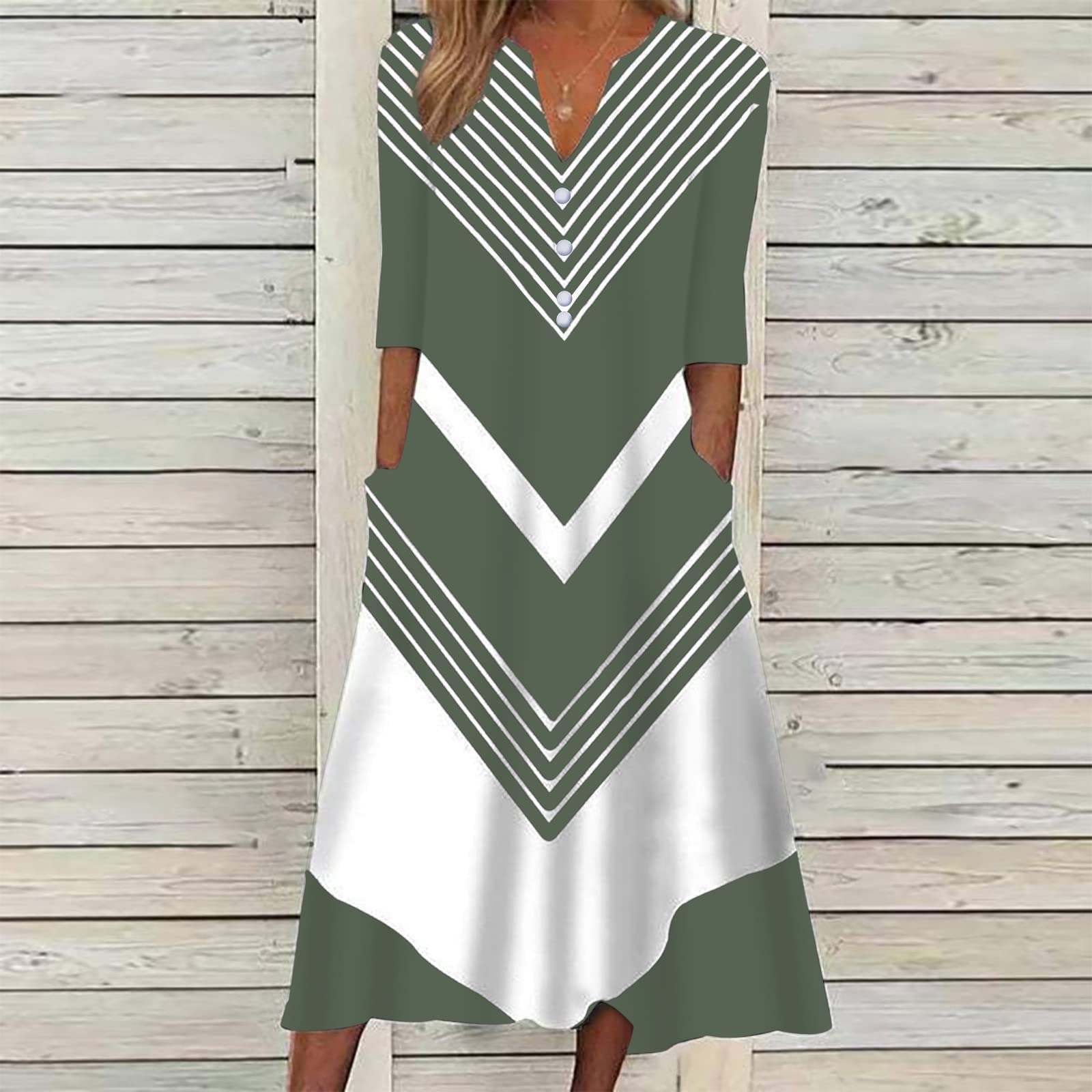 Women's Floral T-Shirt Dress 2025 - Casual A-Line V-Neck Short Sleeve Summer Dress for Spring & Summer | Perfect for Beach Outings, Brunch Dates & Weekend Wear