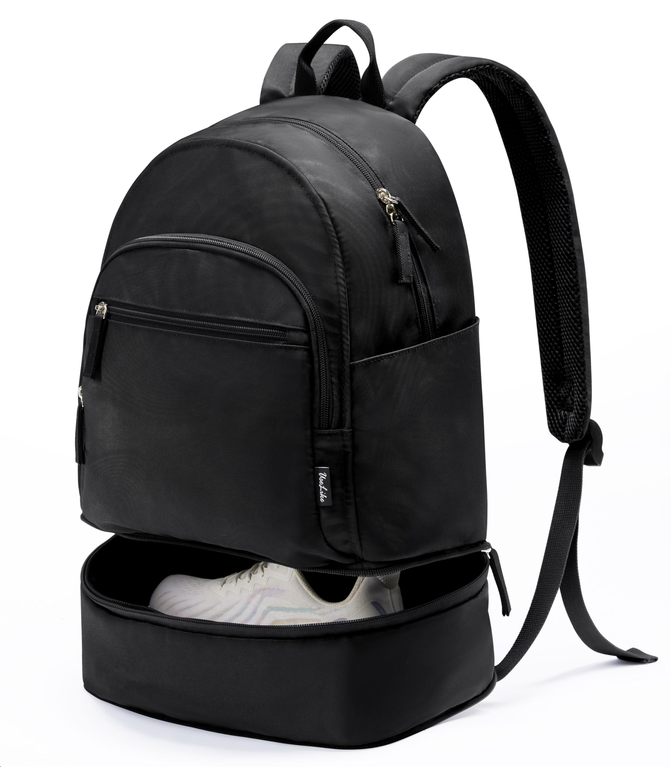Women's Small Gym Backpack 26L - Waterproof Expandable Shoe Compartment for Workout & Travel