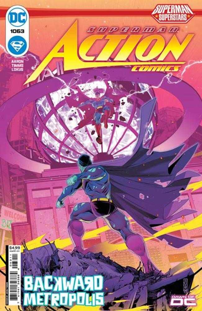 Action Comics #1063 Cover A by John Timms – DC Comics Superhero Graphic Novel for Collectors & Fans | Perfect for Display, Gifts & Comic Book Enthusiasts