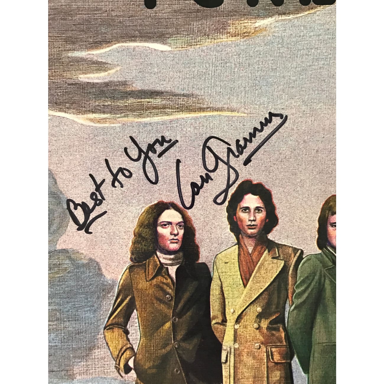 Lou Gramm Signed Foreigner Debut Album with BAS COA - Limited Edition Collectible for Music Fans & Memorabilia Enthusiasts
