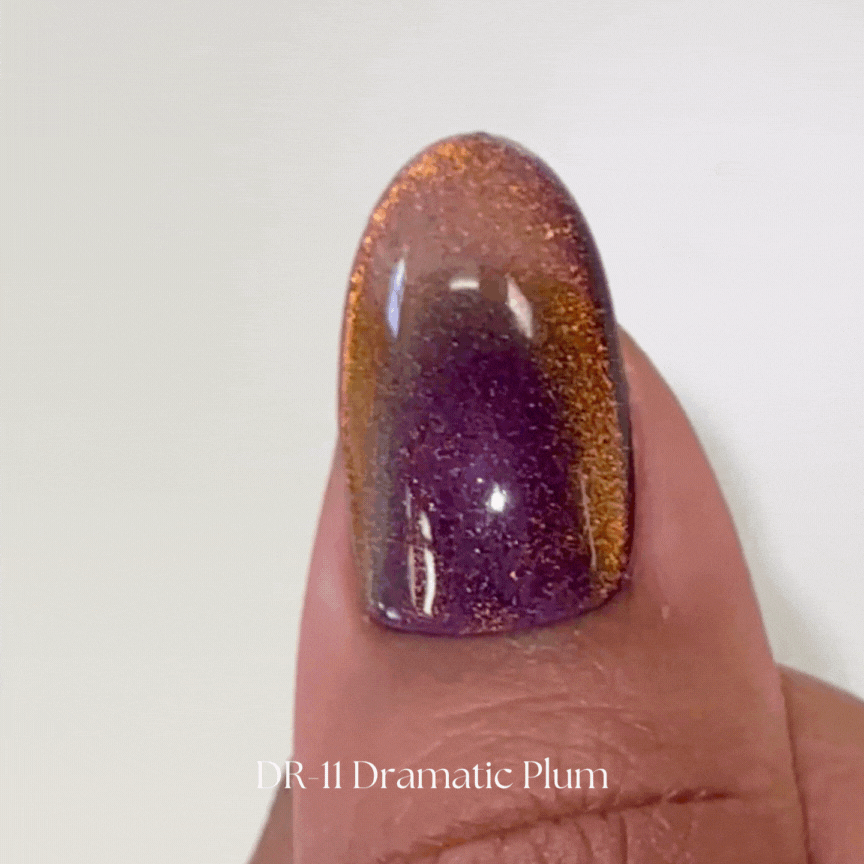 Kokoist Dramatic Magnet DR 11 Dramatic Plum Nail Gel Polish - Long Lasting Professional Nail Art Gel for Salon & Home Manicure - Perfect for Special Occasions & Party Nails