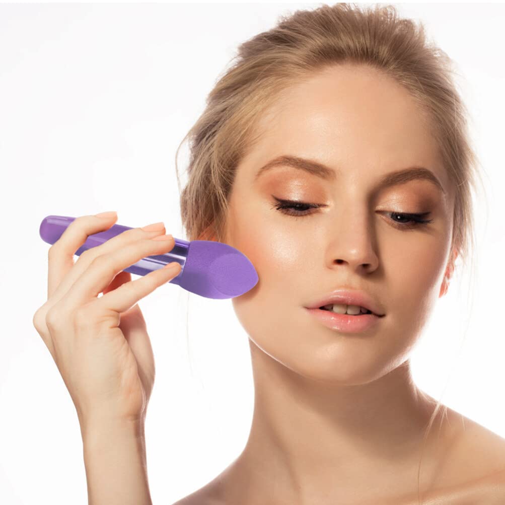 Beaupretty 6-Piece Mushroom Makeup Pencil Set - Soft Blending Sponge Pens for Foundation & Concealer - Travel-Friendly Cosmetic Brushes & Beauty Tools Kit (Perfect for On-the-Go Touch Ups & Professional Makeup Application)